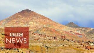 The mountain that eats men in Bolivia - BBC News