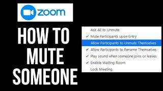 How To Mute on Zoom  Zoom Tutorial