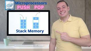 Assembly Language 23  PUSH & POP Instructions with Stack with Call & Ret أسمبلي مفاهيم أساسية