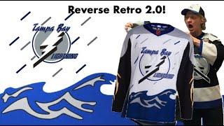 Tampa Bay Lightning REVERSE RETRO 2.0 Unboxing  NHL Adidas Primegreen Jersey Review