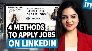 How to find jobs on LinkedIn?  4 Methods to apply for jobs on LinkedIn  LinkedIn job search tips