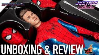 Hot Toys Spider-Man No Way Home New Red and Blue Suit Spider-Man Unboxing & Review