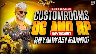  Live - PUBG MOBILE - Custom Rooms Unlimited UC Giveaway and Enjoy....