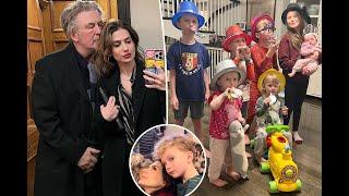 Alec Baldwin defends ‘sexually suggestive’ photo caption of Hilaria and son Leo