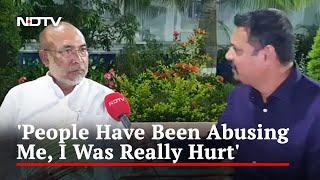 Chief Minister N Biren Singh Speaks To NDTV On Manipur Unrest Way Ahead