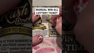 Manual win all Florida lottery new gold rush doubler ticket #scratchers #scratchofftickets #fun