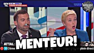 ️Front Populaire Clémentine Autain détruit Julien Odoul en plein direct