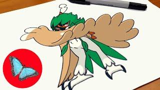 How To Draw Pokemon - Decidueye Easy Step by Step