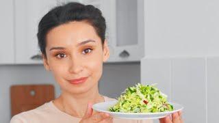 Салат из капусты и огурца. Простой вкусный рецепт салата