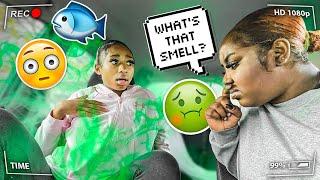 My Cousin told Me My Pum Pum Smells Fishy *Prank*