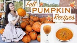 3 Healthy Pumpkin Recipes for Fall  Delicious & Vegan 