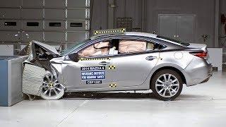 2014 Mazda 6 moderate overlap IIHS crash test