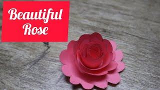 Paper Rose  Tutorial  Beautiful Rose Guide 