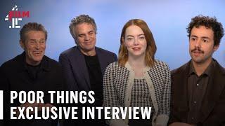 Emma Stone Mark Ruffalo Willem Dafoe & Ramy Youssef on Poor Things  Film4