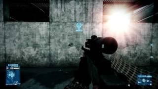 Battlefield 3 Sniper Rifle Comparison L96 M98B M40A5 and SV98 Part 1