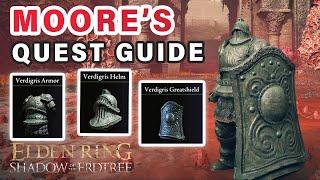 How to do Moore Questline  Verdigris Armor Set & Shield ► Elden Ring DLC
