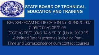 Revised Exam Fee Notification of RCNCC-90C-96C-00C-05C-05   CCCC-08C-09C-14 & ER-91