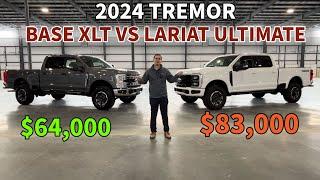 Comparing a $64000 2024 F-250 TREMOR to a $83000 one