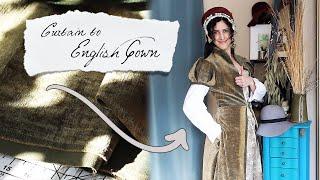 The Tudor Dress Part 3 Turning a CURTAIN into a 16th-century ENGLISH GOWN from the Tudor Tailor.