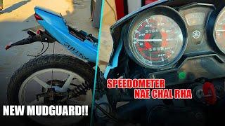 YBR k Speedometer ka Masla  NEW MUDGUARD?