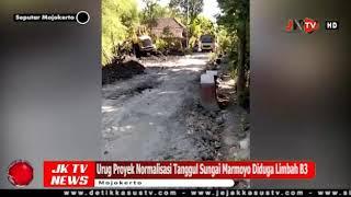 Urug Proyek Normalisasi Tanggul Sungai Marmoyo Diduga Limbah B3 Gunakan Transporter PT. PRIA Edisi 2