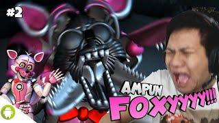 FUNTIME FOXY DAN FUNTIME FREDY BERAKSI Fnaf Glitches Attraction Part 2 INDO Hujan Jumpscare