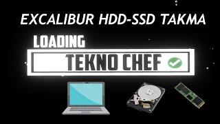 Excalibur M2 SSD Takma Excalibur G770 M2 SSD Nasıl Takılır NVME M2 SSD