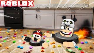 Robot Süpürge Yeme Oyunu  - Panda ile Roblox Vacuum Eating Simulator