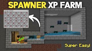 EASIEST 1.21 CAVE SPIDER SPAWNER XP FARM Tutorial in Minecraft Bedrock & Java