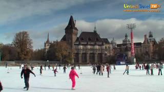 Europes largest ice-skating rink Budapest Hungary - Unravel Travel TV