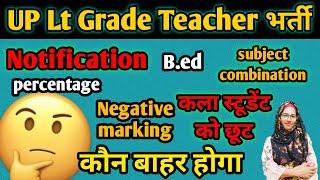 up Lt grade notification largest full information of lt grade teacher up lt grade art 