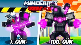 Hardcore Minecraftta MUTANT TİTAN Olarak 100 Gün Geçirmemin Hikayesi...