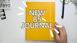 NEW B5 BULLET JOURNAL  Set up my NEW JOURNAL with me  Lemon Theme for JUNE