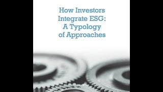 Webinar  Asia How Investors Integrate ESG A Typology of Approaches