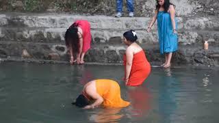 Nepali Women Taking Holy Bath in Saali Nadi 2018