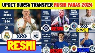 RESMI UPDET‼️BURSA TRANSFER MUSIM PANAS 2024 2025 - REAL MADRID - CHELSEA - AS ROMA - INTER MILAN