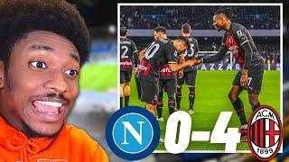 NAPOLI GOT SMASHED ON   Napoli 0-4 AC Milan Reaction