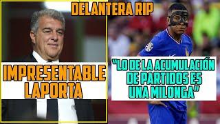 LAPORTA CADA DÍA ES MÁS IMPRESENTABLE PISOTEANDO A NICO WILLIAMS Y EL ATHLETIC CON SU PROPAGANDA