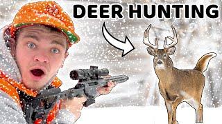 I Hunted Mountain Deer in the Snowy Mountains of Maine