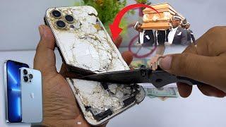 Restoration iPhone 12 Pro Max Cracked How To Restore Destroyed iPhone