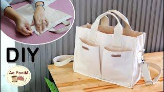 How to make a tote bag with a shoulder strap