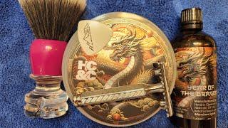 GIVEAWAY  Year of the Dragon Shaving Soap and Aftershave by Hendrix Classics & Co  Merkur 1904