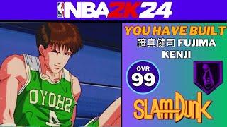 TRAE YOUNG BUILD???  NBA 2K24 FUJIMA KENJI BUILD  SLAM DUNK ANIME IN NBA 2K24