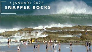 Full House At Snapper Rocks - Monday 3 January 2022