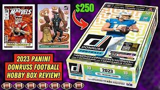 *2023 DONRUSS FOOTBALL HOBBY BOX REVIEW LETS GO HUNTING FOR A DOWNTOWN
