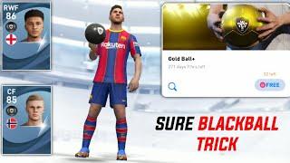 Black Ball Trick in Gold Ball Pack  Gold Ball Pack Black Ball Trick  Pes 2021 Mobile