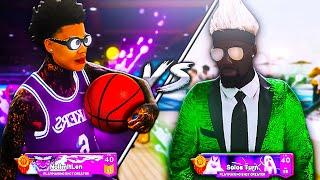 PULLING UP ON COMP STREAMERS on NBA 2K22 with MY DEMIGOD PLAYSHOT BUILD Nolimit Len VS Solo DF