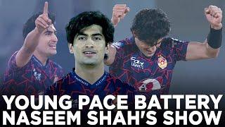 Relive The Action  The Young Pace Battery Naseem Shahs All Wickets Taken in HBL PSL 9  M2A1A