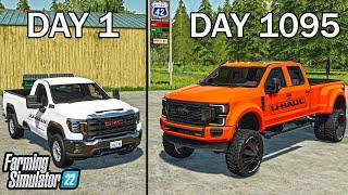 I SPENT 3 YEARS BUILDING A RENTAL BUSINESS WITH $0 AND A TRUCK  Farming Simulator 22