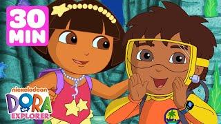 Dora & Diegos Rescue Adventures ‍️ 30 Minutes  Dora the Explorer